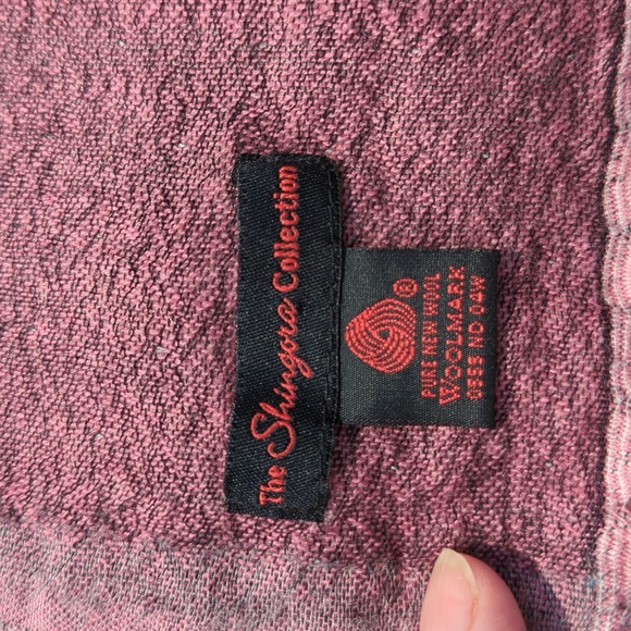 Floral Wool Scarf - Picture 5 of 6